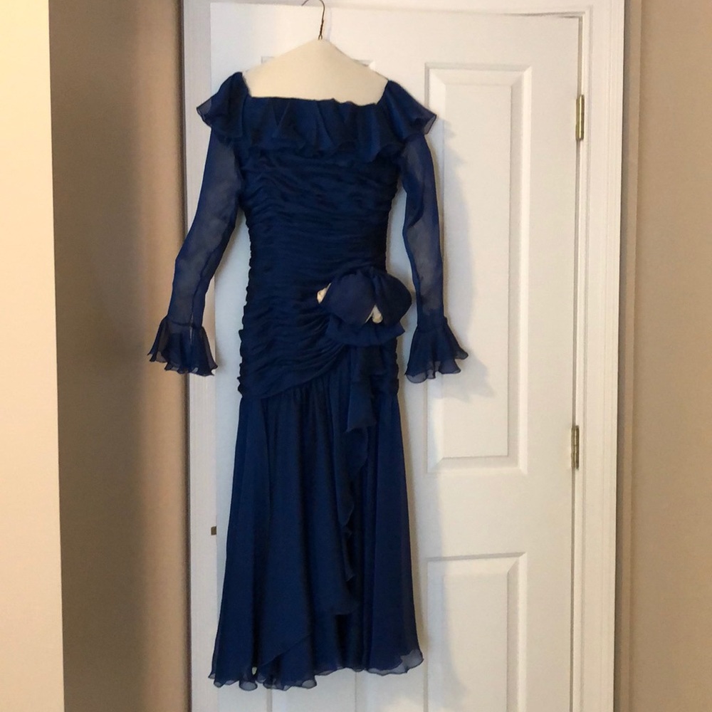 Bellville Sassoon Lorcan Mullany Gown 6 Blue